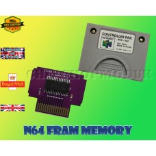 Nintendo N64 FRAM Controller Pak Memory Card