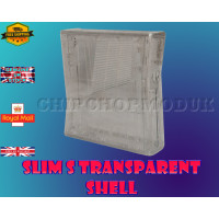 Xbox 360 Slim Clear Transparent Replacement Shell Housing Case