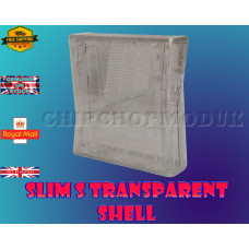 Xbox 360 Slim Clear Transparent Replacement Shell Housing Case